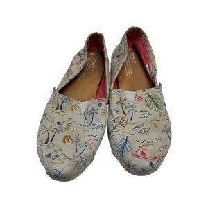Vacation Print Toms Sz 9